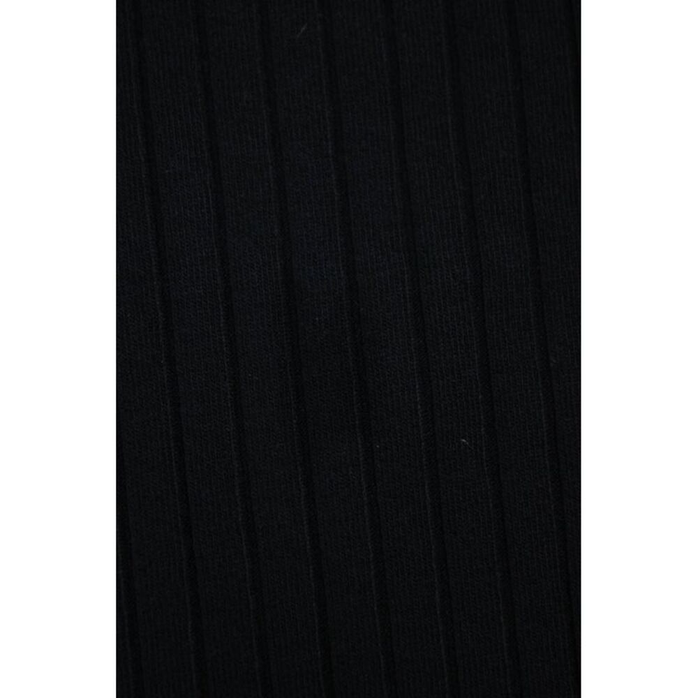 Vince Women Basic Black Striped T-Shirt 3/4 Sleeve Cotton Blend Size XL - Picture 4 of 7